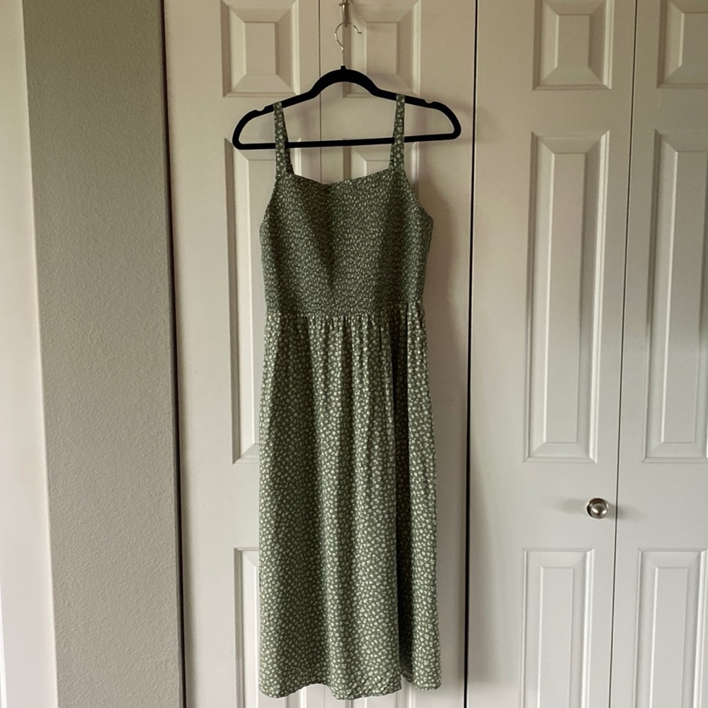 Smocked Summer Midi Dress